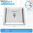 Square Rainfall Shower Head, High Pressure Flow with 304 Stainless Steel Made, Relaxed Shower Experience, Universal Ceiling or Wall Mount, 10inch Chrome-121279691