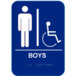 Handicap féminin Cal Royal BLWH68, noir, 6 po x 9 po