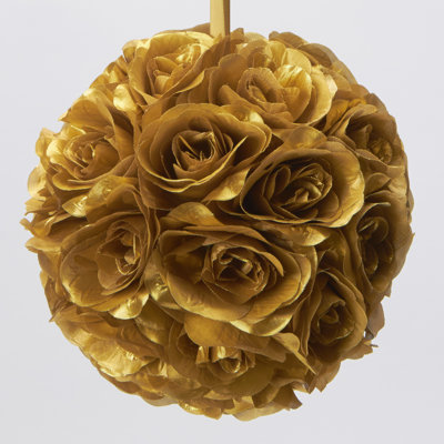 Pièce maîtresse en soie 10 roses pomander baiser