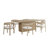 Imala 7-Piece Mid-Century Modern Dining Set