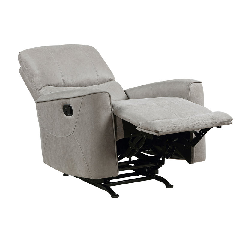 Chaise berçante inclinable de style transitionnel moderne