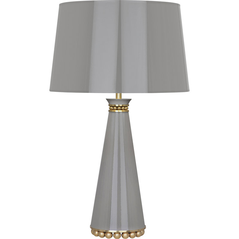 Pearl Table Lamp, Smokey Taupe Modern Brass/Smokey Taupe