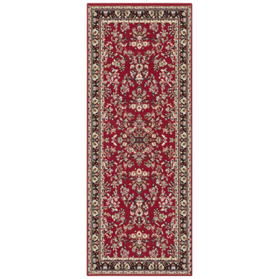 Zabul Tufted Red/Beige/Pink Rug