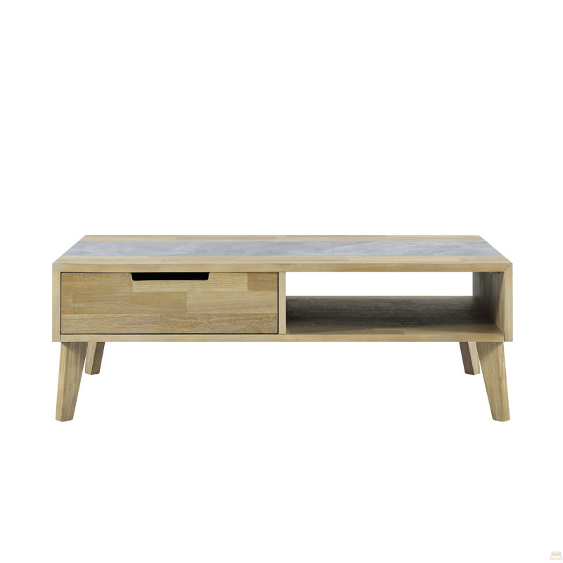 Table basse en pierre frittée