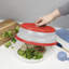 Petit couvercle pour micro-ondes pliable, bleu brume-115166741-138879101