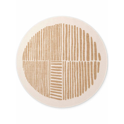 Round Deshae Geometric 160cm X 160cm Indoor / Outdoor Area Rug