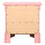 Table de chevet rose, charmant-2038653944