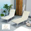 Foldable Lounge Chair Cushion Set Of 2