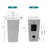 Ceramic Pedestal Sink Classic One-piece Freestanding Pedestal Combo Bathroom Sink with Overflow-124176759-124176762