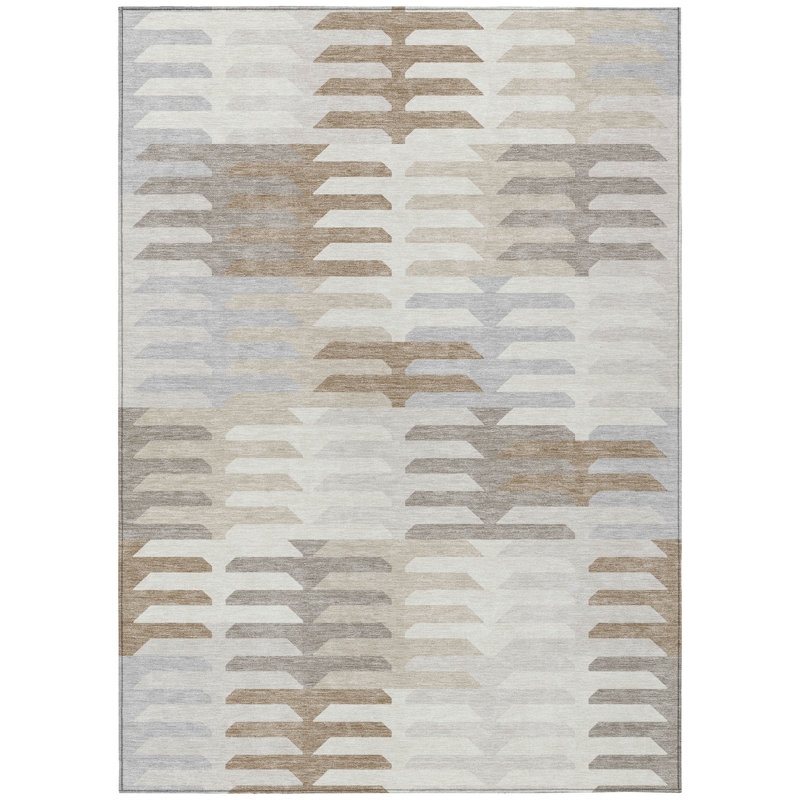 Machine Washable Indoor/Outdoor Chantille ACN2328 Geometric Rug, Rectangle 9' x 12'