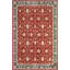 Tapis à motif abstrait gris / bleu / rouge / crème Heiman Collection-1225054484