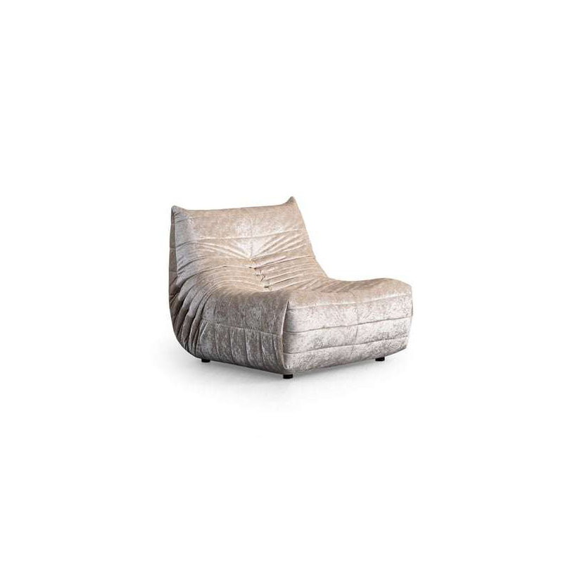 Fauteuil à oreilles, Crème, crème