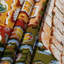 Tapisserie murale «Christmas Gingerbread House with candy»-133647968