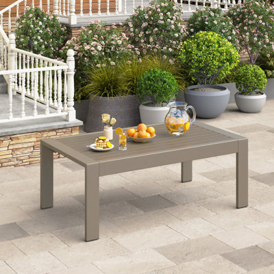 Table basse d'extérieur pour terrasse