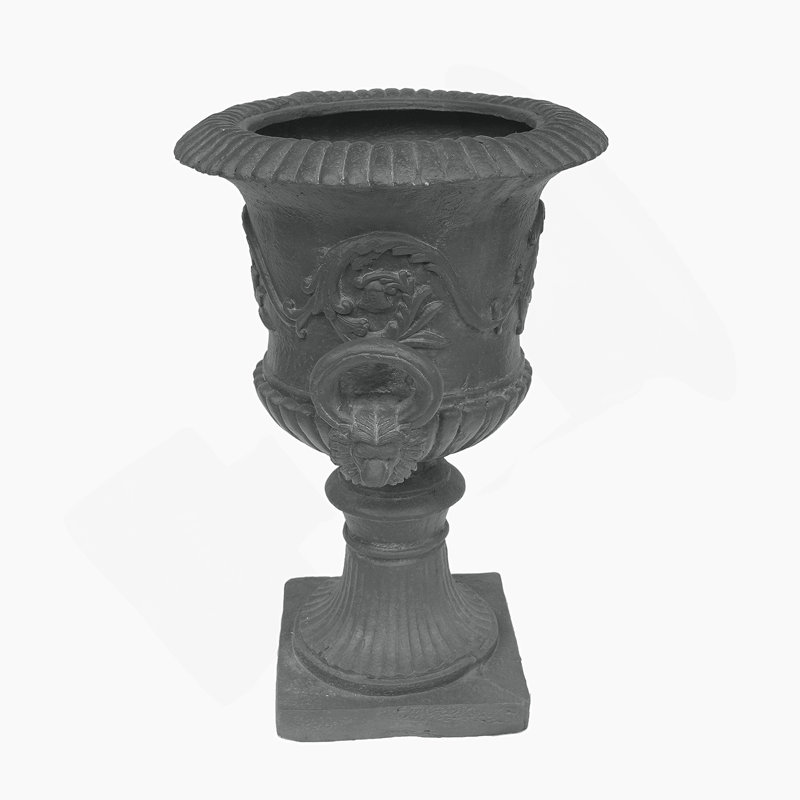 MGO GARDEN URN PLANTER, Antique Gray