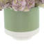 Sedum and Pampas Arranged in Ceramic Pot