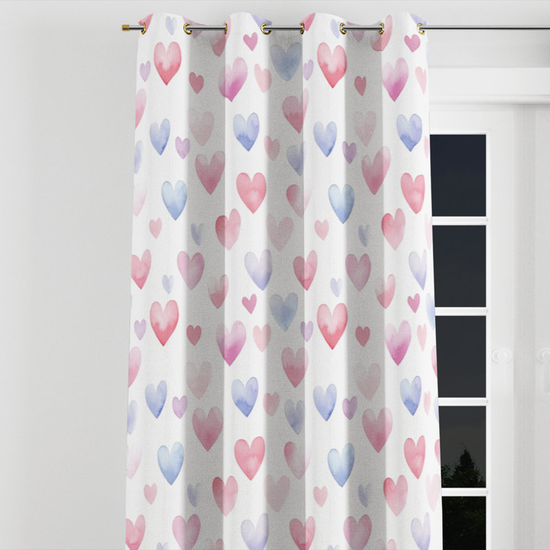 Rideau obscurcissant Kids Love, L 52 po x L 84 po, Œillets dorés