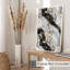 Abstrait, art moderne en marbre noir avec cristaux Geode Crystals VI-1955946653