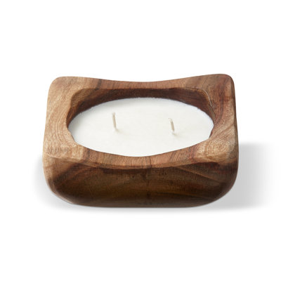 Bougie en bois sauge et bergamote