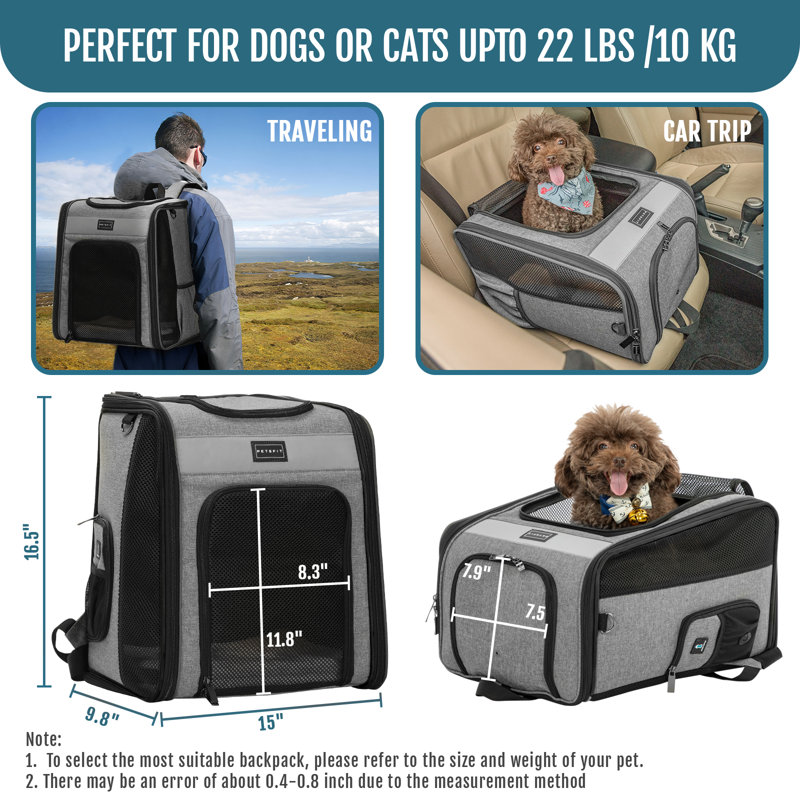 Cage de transport pour animaux, gris