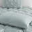 Laurel Seafoam Pintuck Tufted 7-Piece Cal King Comforter Set-199664601-199664603