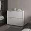 Armoire de rangement à chaussures inclinable avec plusieurs compartiments et design moderne