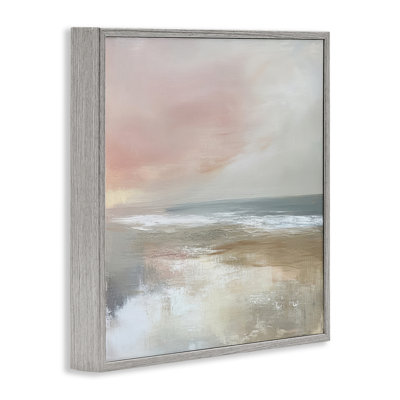 «Mute Landscape Marsh Waters», estampe numérique, conception de Petal Prints Design