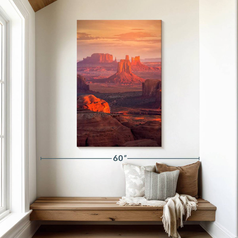 Alvord Hunts Mesa Daybreak, 48" H x 32" W