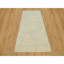 Tapis de couloir ivoire uni en laine noué à la main 4 pi x 8 pi Lori Buft 8FB3E3C1A98B469699550610D4CED345