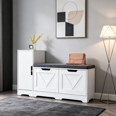 14 Pair Shoe Storage Bench