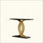 Console d'appoint, pieds d'entrée en métal luxueux, mobilier d'entrée haut de gamme
