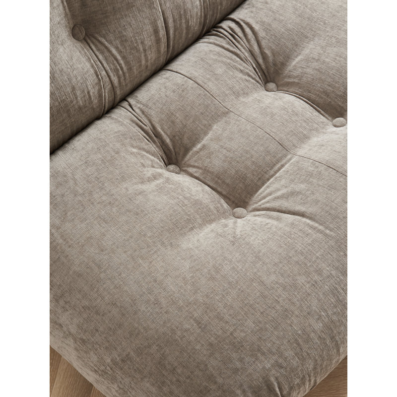 Clariece d'une largeur de 38 po, Brun
