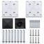 Fencing Kits Fencing with 9 Panel(s) Included-128787864-128787868