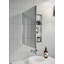 One Door Aluminum Medicine Cabinet