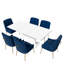 Table de salle à manger extensible pour 6 personnes Magallanes-2008644486-2008644540