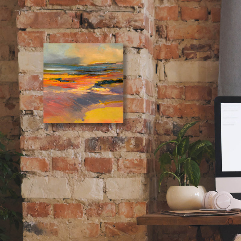  'Blazing' by Patrick Dennis Canvas Wall Art, 12" x 12", 12" H x 12" W