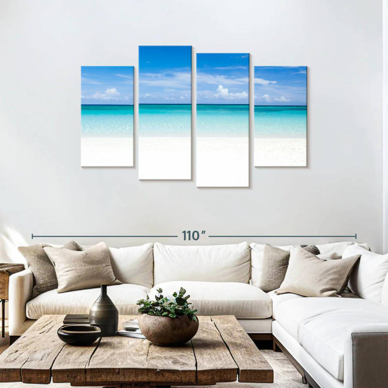 Plage des Caraïbes désertique d'Alvord, H 48 po x l 75 po