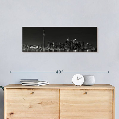 Toronto, impression sur toile monochrome