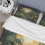 Ensemble de housse de couette vert et jaune Urban Jungle I - Collages abstraits-107147371