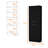 Black Pantry Cabinet With 4 Doors And 5 Shelves For Practical Kitchen Storage Elegant & Hidden-2022643403