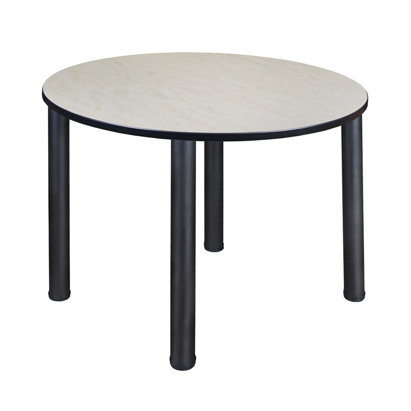 Plateau de table Kee, Érable, H 29 po x L 48 po x l 48 po, Noir