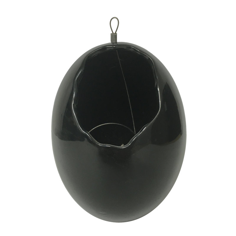 Pot de fleurs suspendu Farmington, Noir