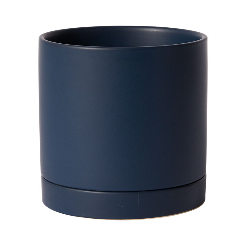 Jardinières en pot, Bleu foncé, H 7 po x l 7 po x P 7 po