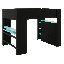 Lit superposé avec bureau à hauteur réglable-262888563