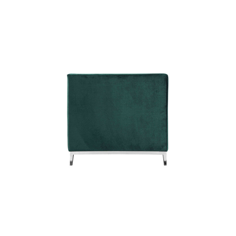 Connie Velvet Armchair, Green Velvet