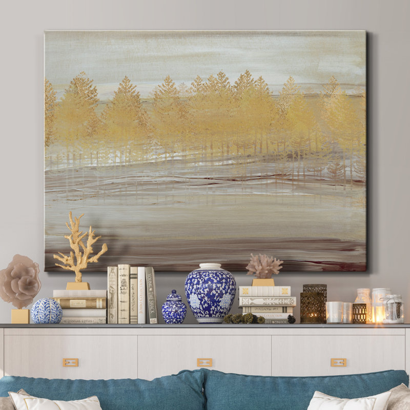 " Golden Forest ", 32" H x 24" W x 1" D