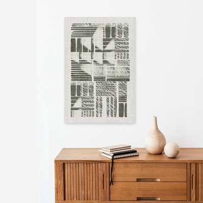 Contemporary Art Abstract Contemporary Geometric Art by Cartissi - Wrapped Canvas Print