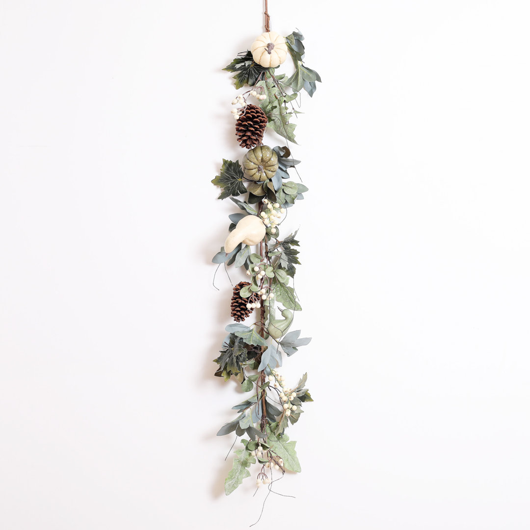 Faux Pumpkin & Gourds Garland The Holiday Aisle®