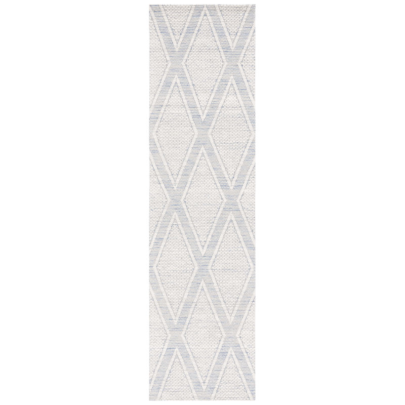 Tapis géométrique tissé à la main Branislavka, Tapis de couloir 2 pi 3 po x 9 pi