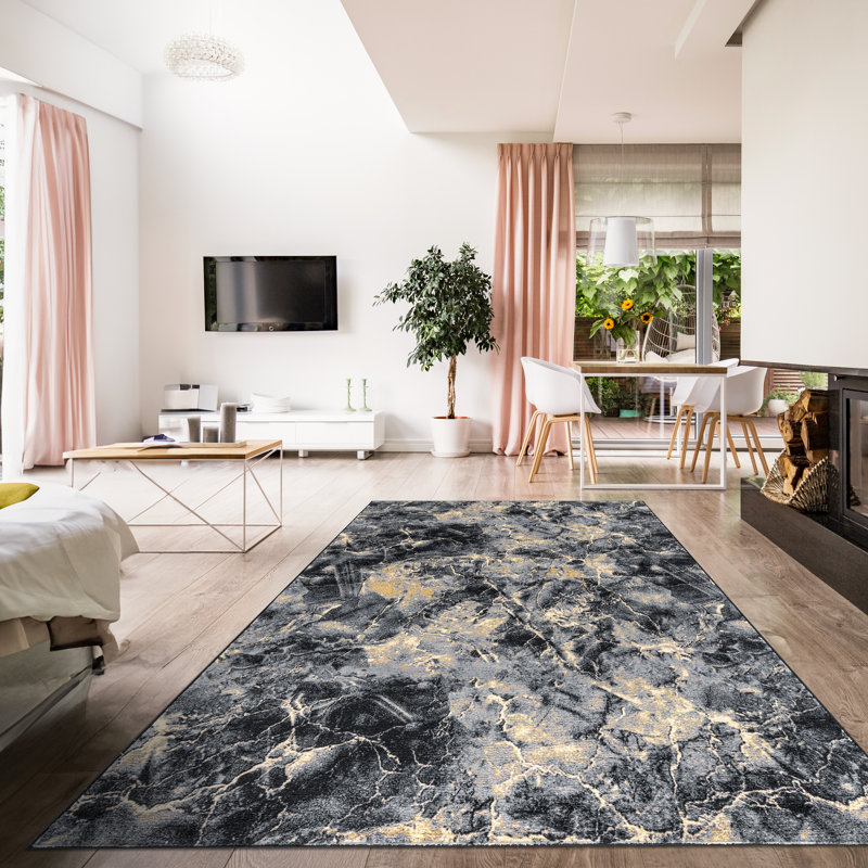 Solid Colour Area Rug, Rectangle 200 x 290 cm